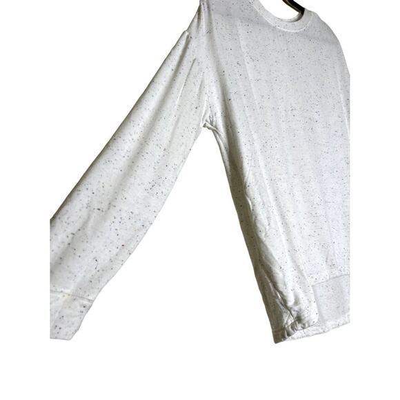 Three Dots Women’s Lightweight Knit Sweater Speckled Gray Long Sleeve Top M - Picture 4 of 5